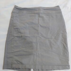 Willi Smith Elegant Gray Pencil Skirt